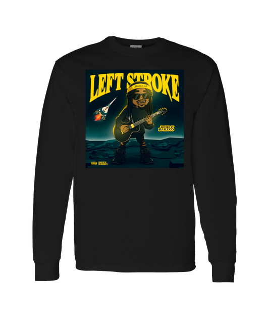 V-MBKTOP - LEFT STROKE - Black Long Sleeve T