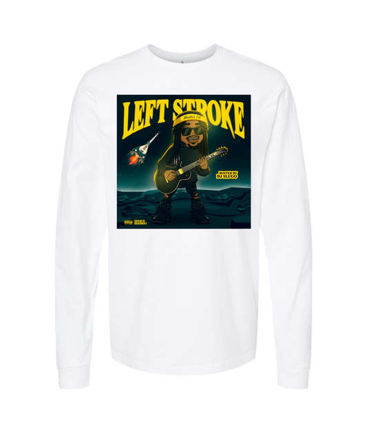 V-MBKTOP - LEFT STROKE - White Long Sleeve T