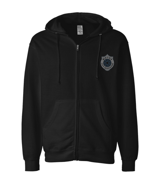 V-MCMMTOP - LOGO 1 - Black Zip Up Hoodie
