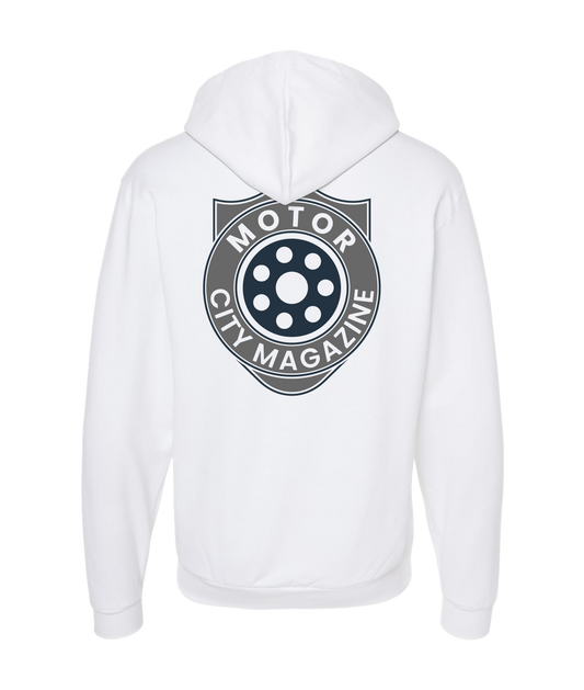 V-MCMMTOP - LOGO 1 - White Zip Up Hoodie