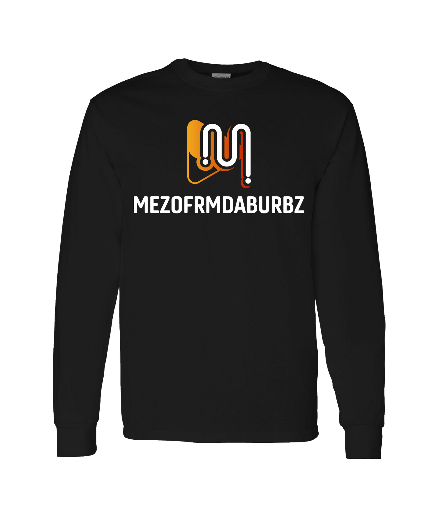 Mezofrmdaburbz - BURBZ - Black Long Sleeve T