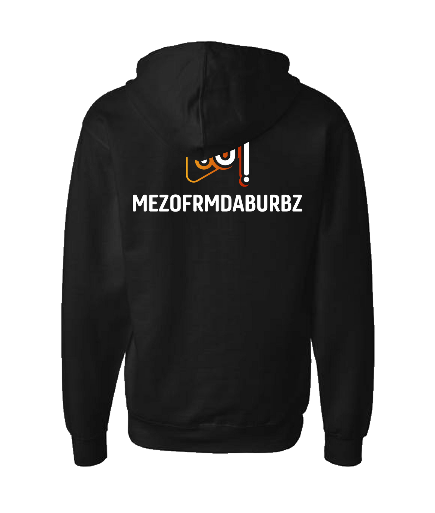 V-MEZTOP - BURBZ - Black Zip Up Hoodie