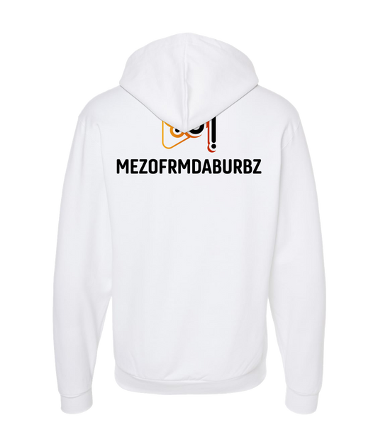 V-MEZTOP - BURBZ - White Zip Up Hoodie