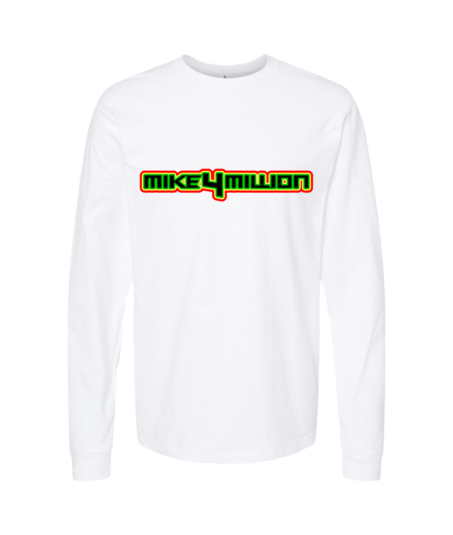 V-MFMTOP - DESIGN 1 - White Long Sleeve T