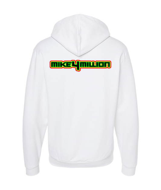 V-MFMTOP - DESIGN 1 - White Zip Up Hoodie
