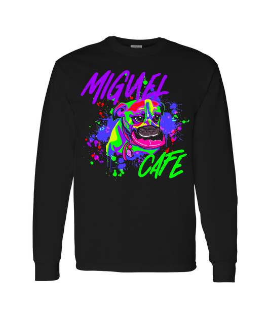 V-MICMTOP - DOG - Black Long Sleeve T
