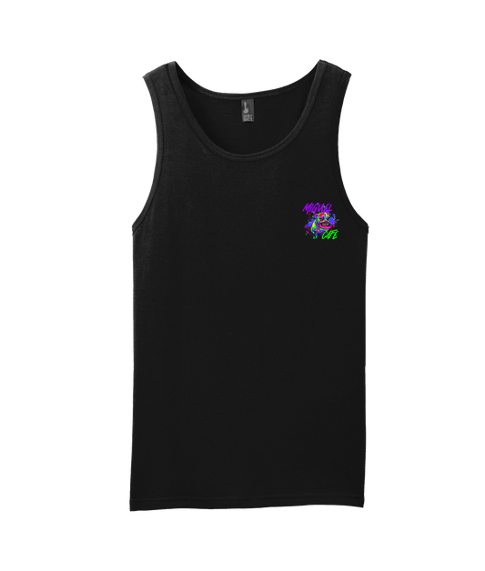 V-MICMTOP - DOG - Black Tank Top