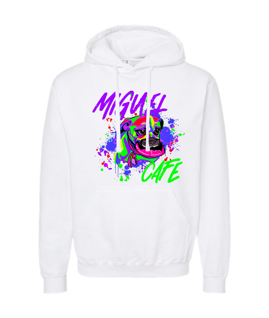V-MICMTOP - DOG - White Hoodie