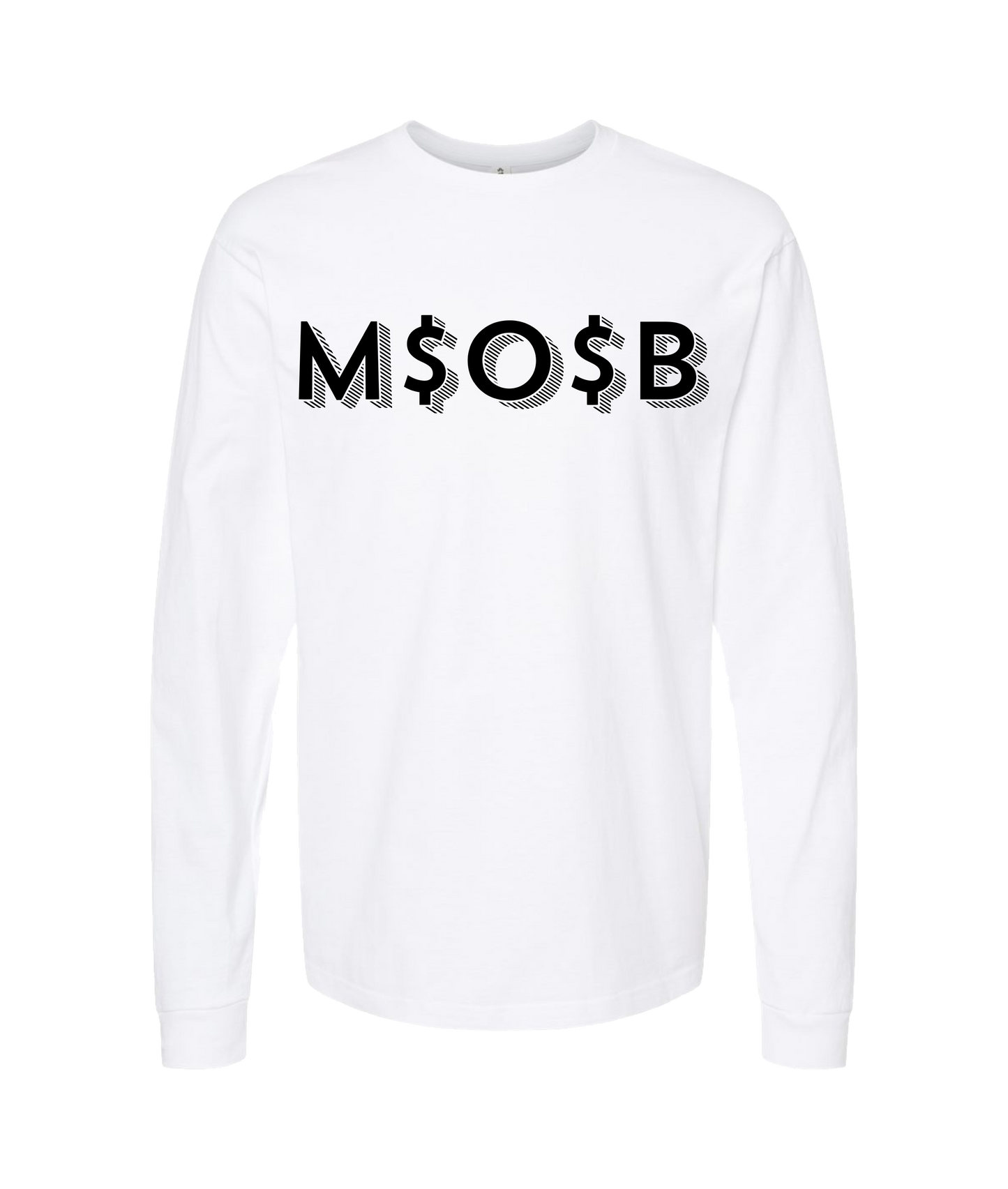 V-MIOBTOP - MOB - White Long Sleeve T