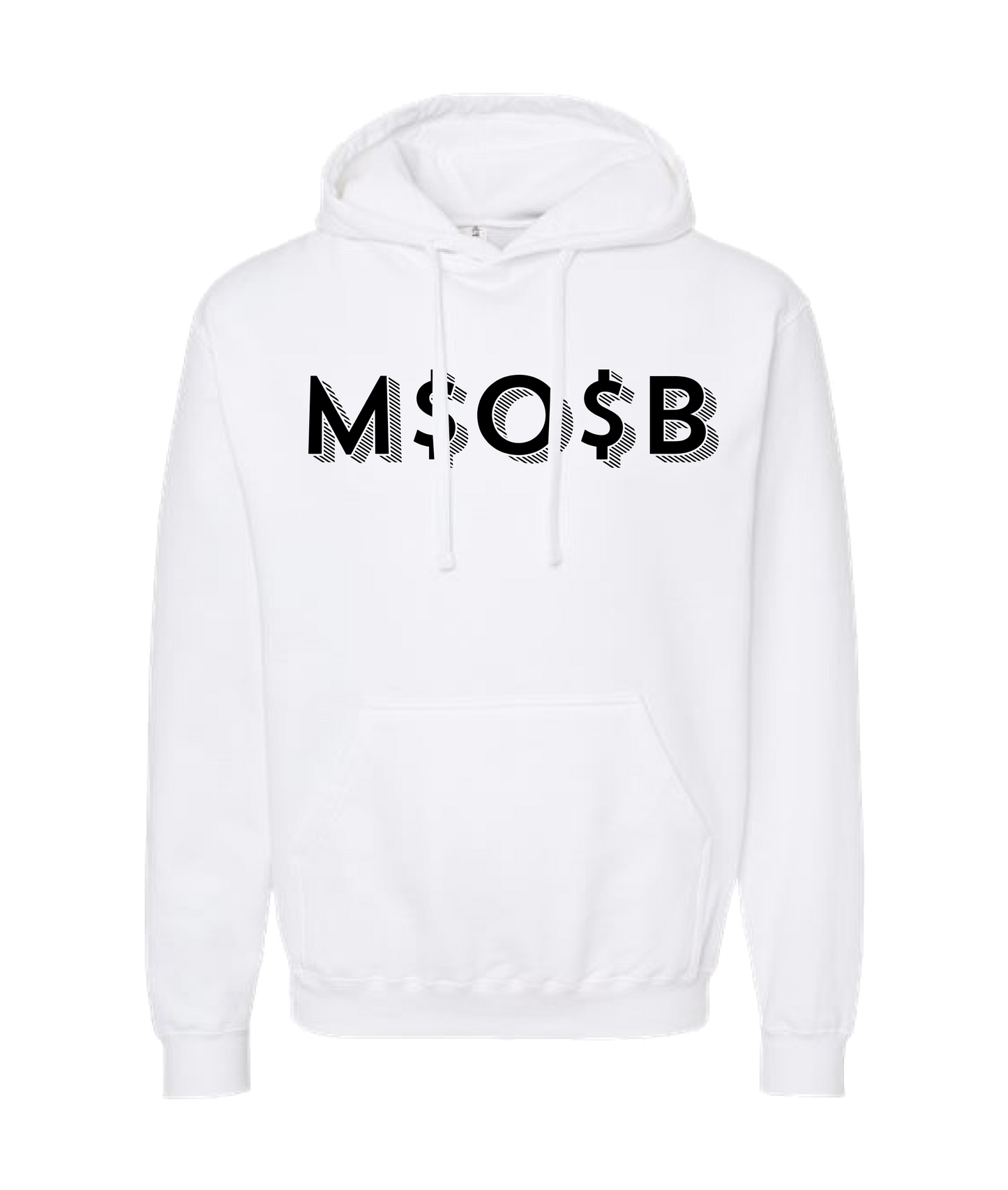 V-MIOBTOP - MOB - White Hoodie