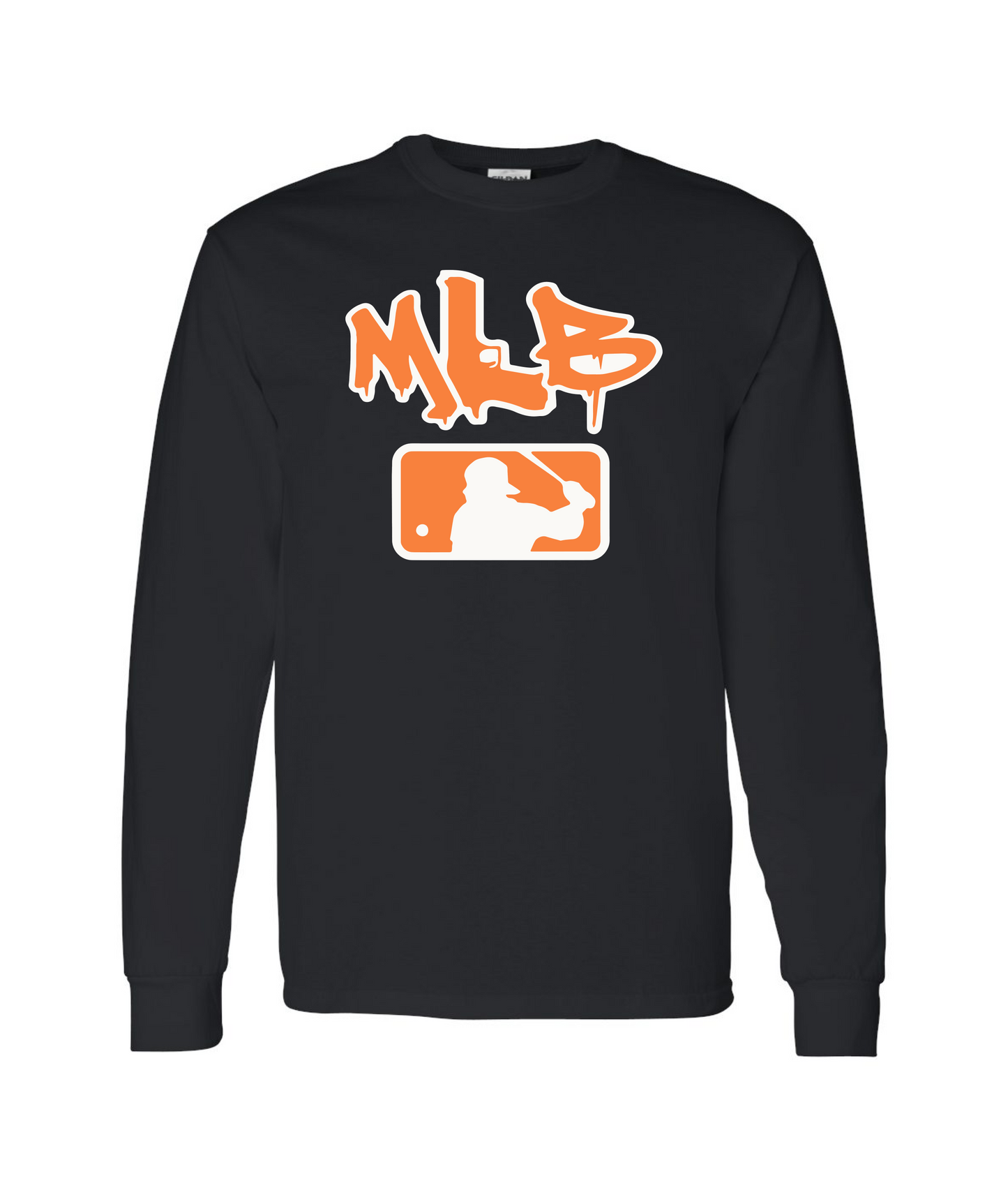 More Like Brothers Apparel - MLB Orange - Black Long Sleeve T