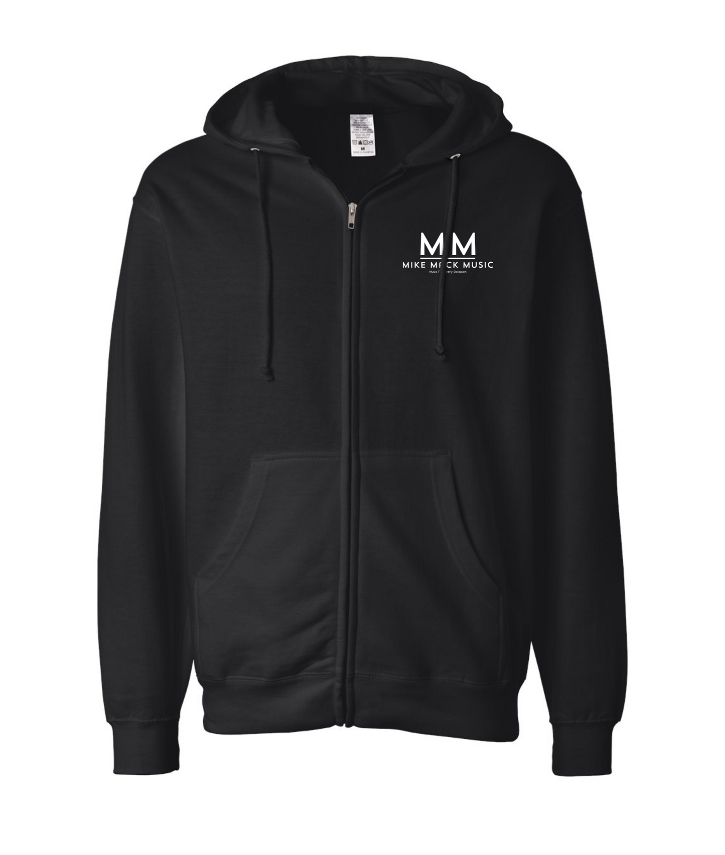 Mike Mack Music - Logo - Black Zip Hoodie