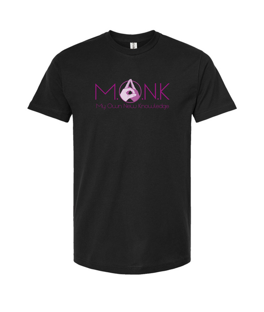 Monk Melville - My Own New Knowledge - Black T-Shirt