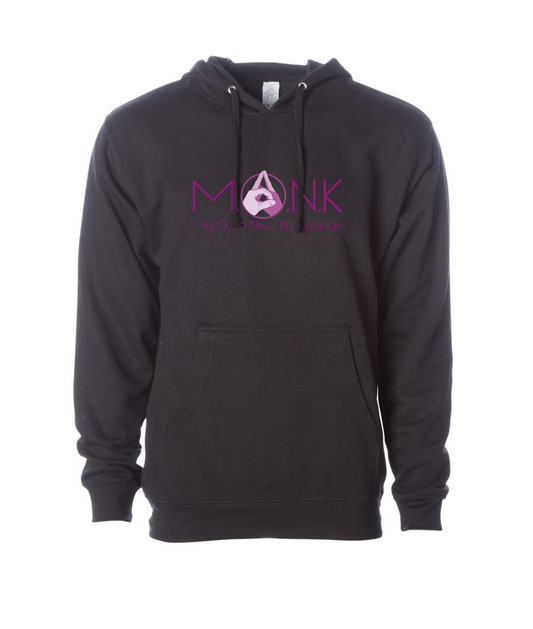 Monk Melville - My Own New Knowledge - Black Hoodie