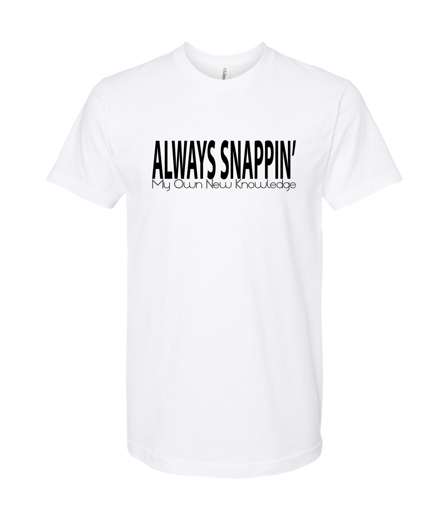 Monk Melville - Always Snappin' - White T-Shirt