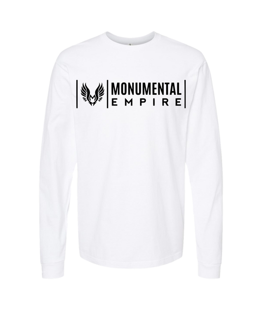 V-MOETOP - BOX LOGO - White Long Sleeve T
