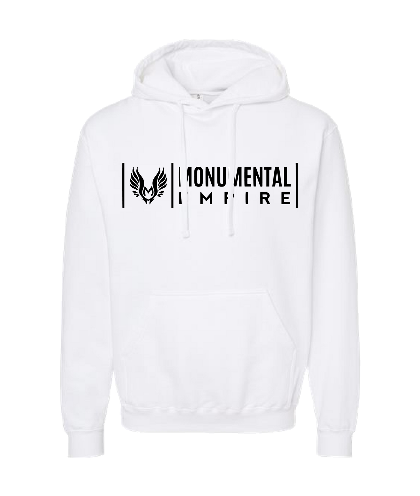 Monumental Empire - BOX LOGO - White Hoodie