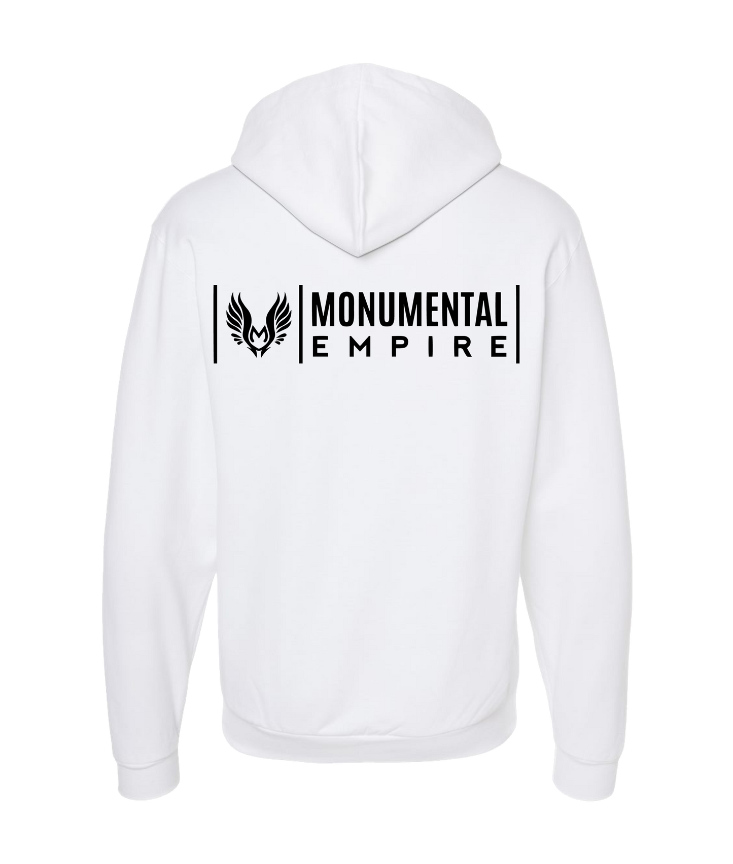 V-MOETOP - BOX LOGO - White Zip Up Hoodie