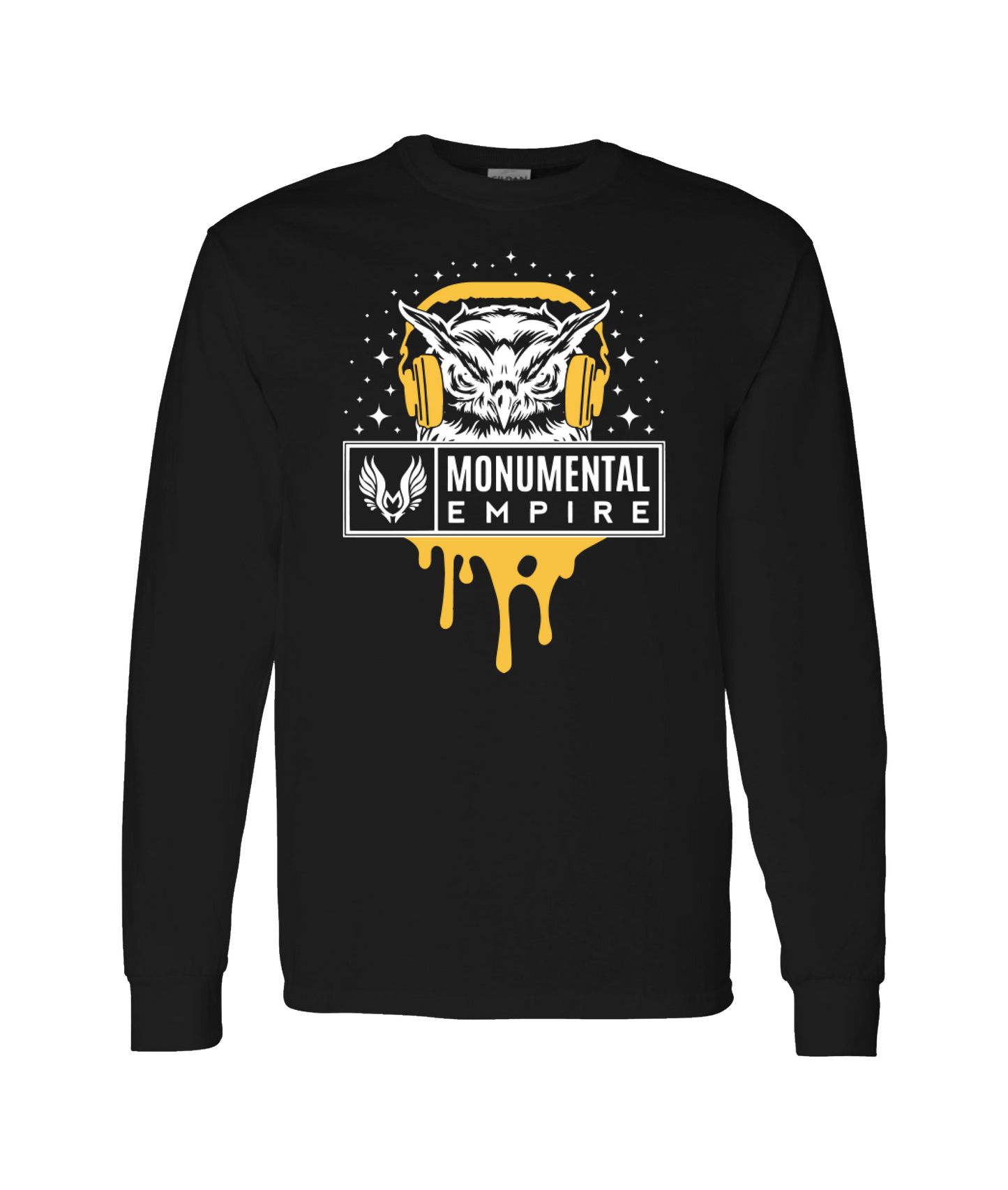 V-MOETOP - BIRD LOGO - Black Long Sleeve T