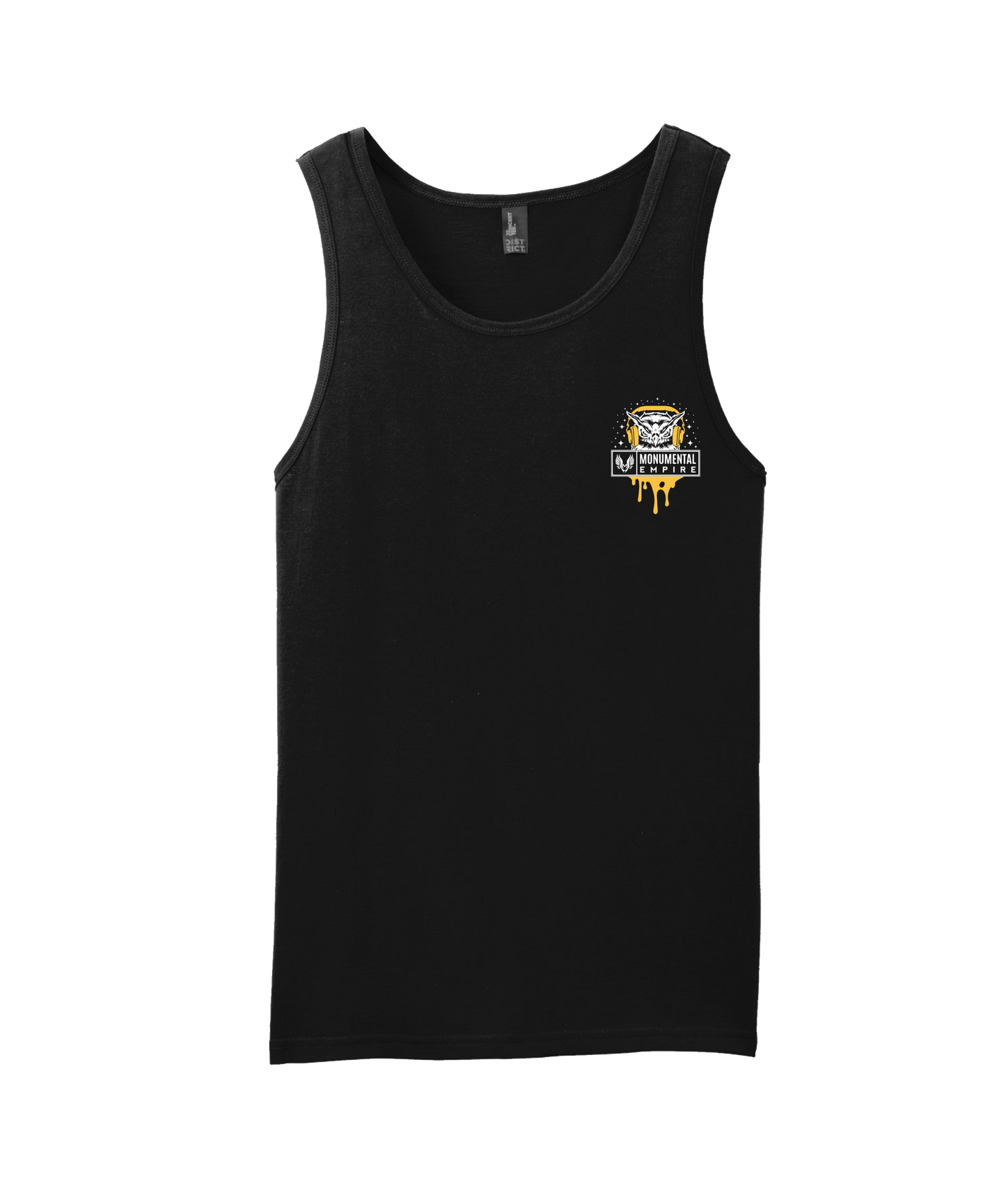 V-MOETOP - BIRD LOGO - Black Tank Top