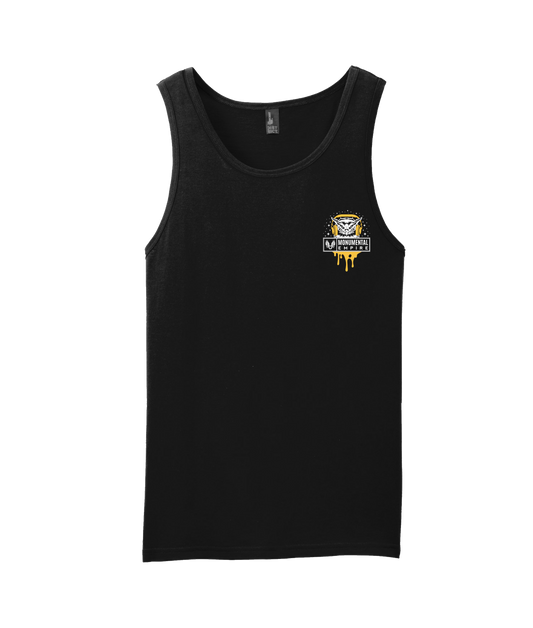 V-MOETOP - BIRD LOGO - Black Tank Top