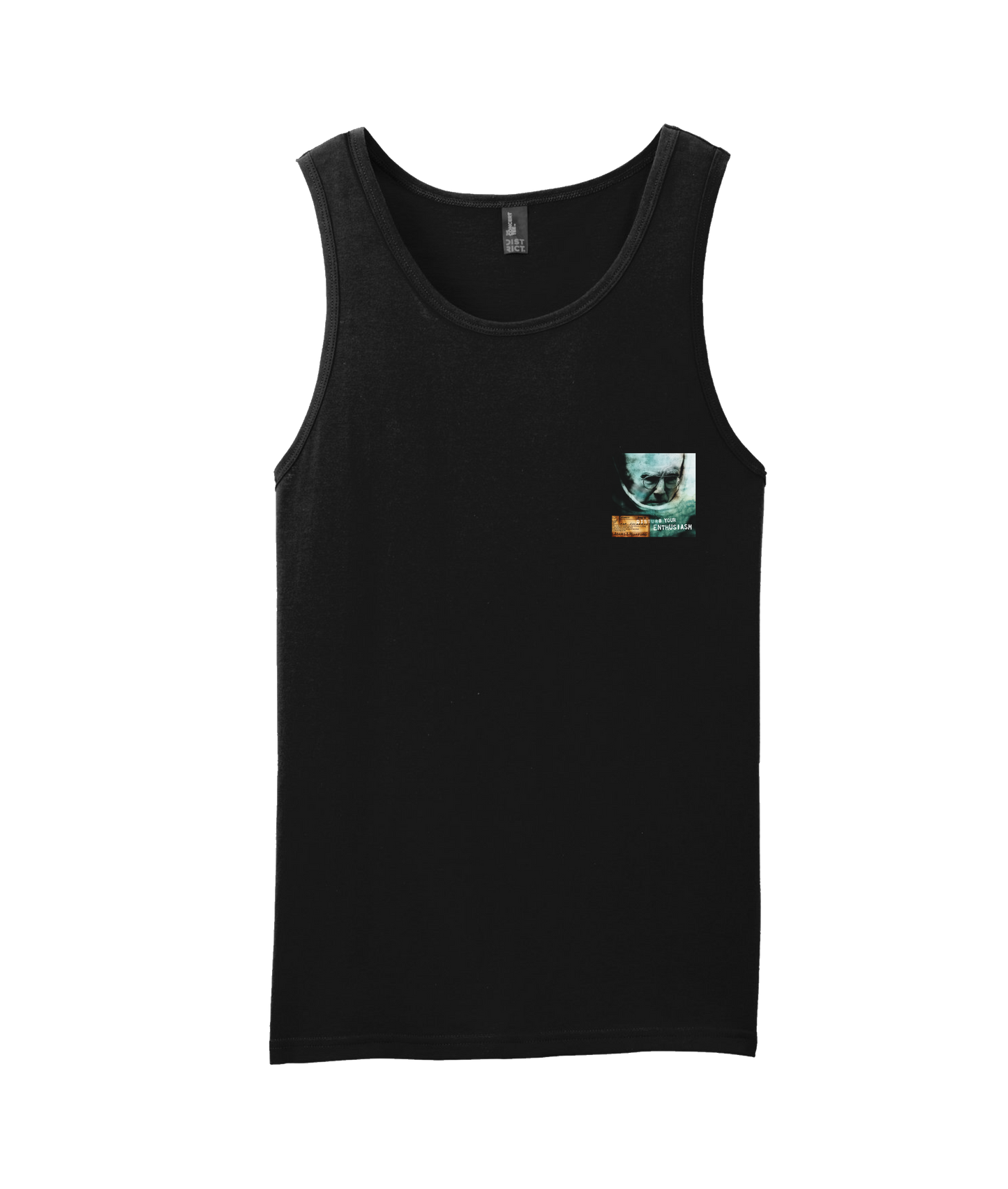 V-MOMOTOP - DYE - Black Tank Top