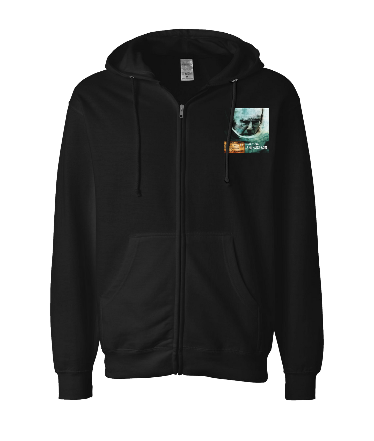 V-MOMOTOP - DYE - Black Zip Up Hoodie