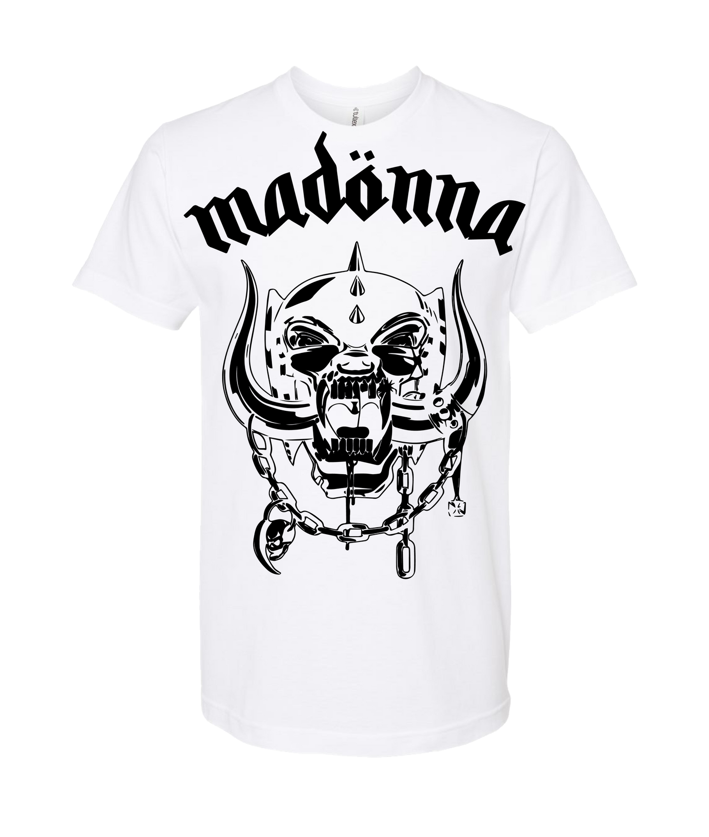 V-MOMOTOP - MADONAHEAD - White T-Shirt