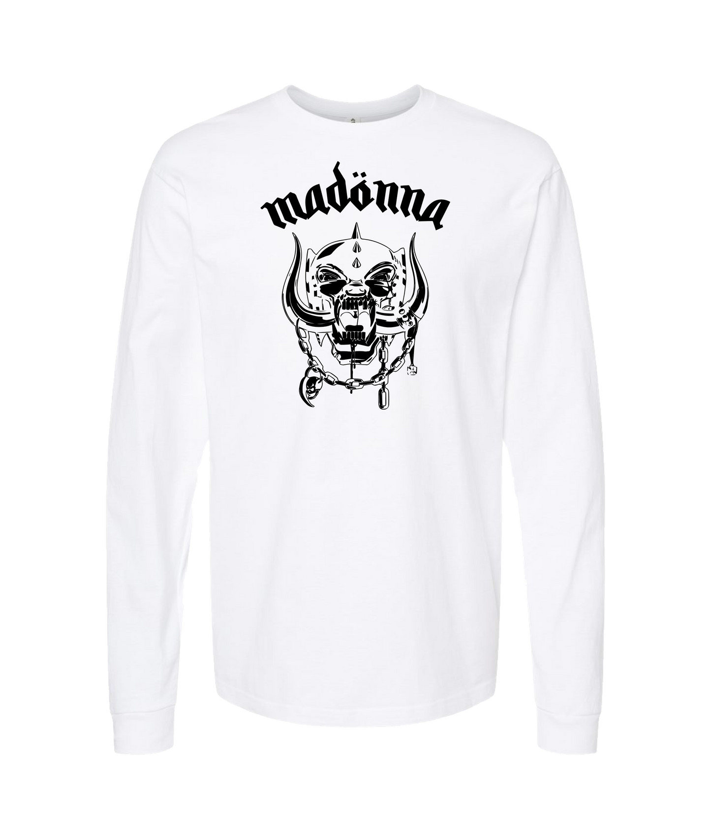 Modern Morons - MADONAHEAD - White Long Sleeve T