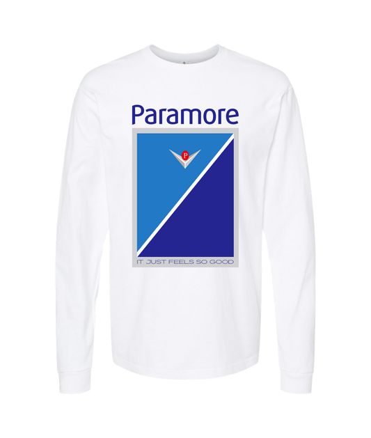 V-MOMOTOP - PARLIMORE - White Long Sleeve T