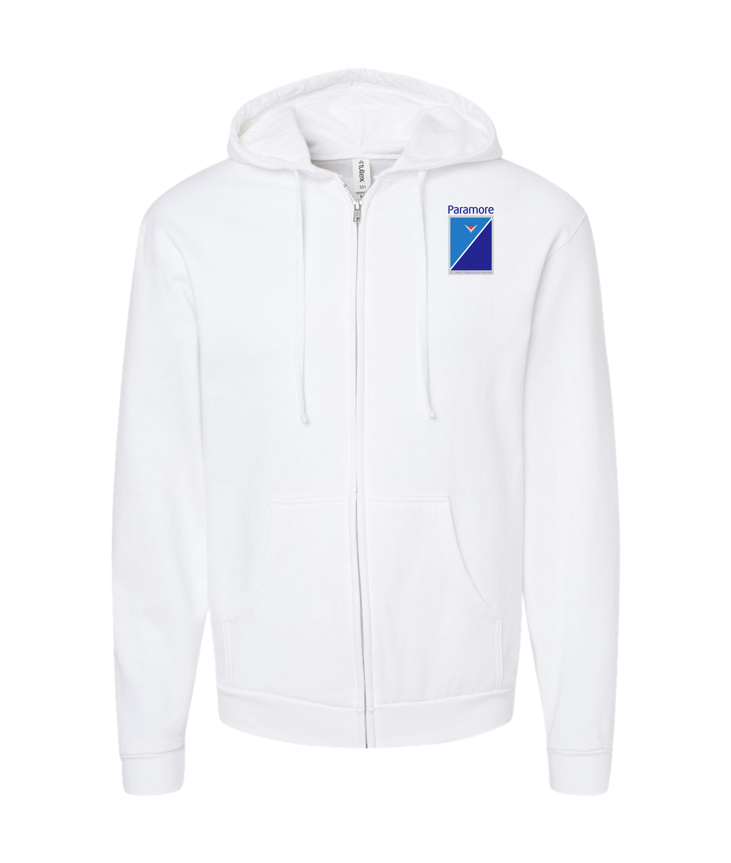 V-MOMOTOP - PARLIMORE - White Zip Up Hoodie