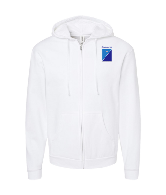V-MOMOTOP - PARLIMORE - White Zip Up Hoodie