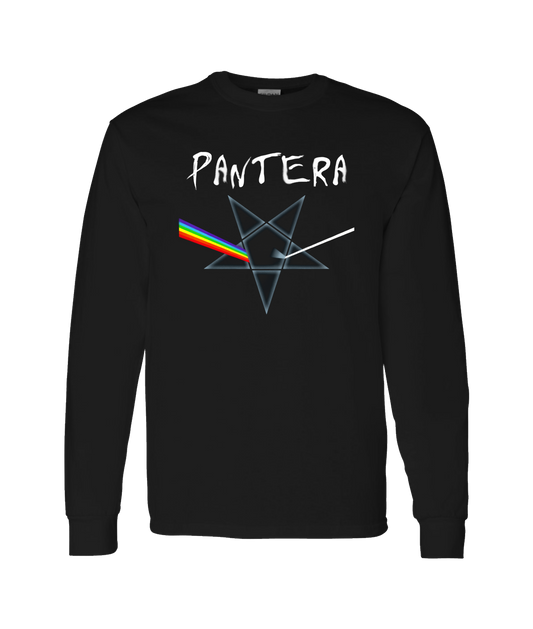 V-MOMOTOP - PINK-PANTERA - Black Long Sleeve T