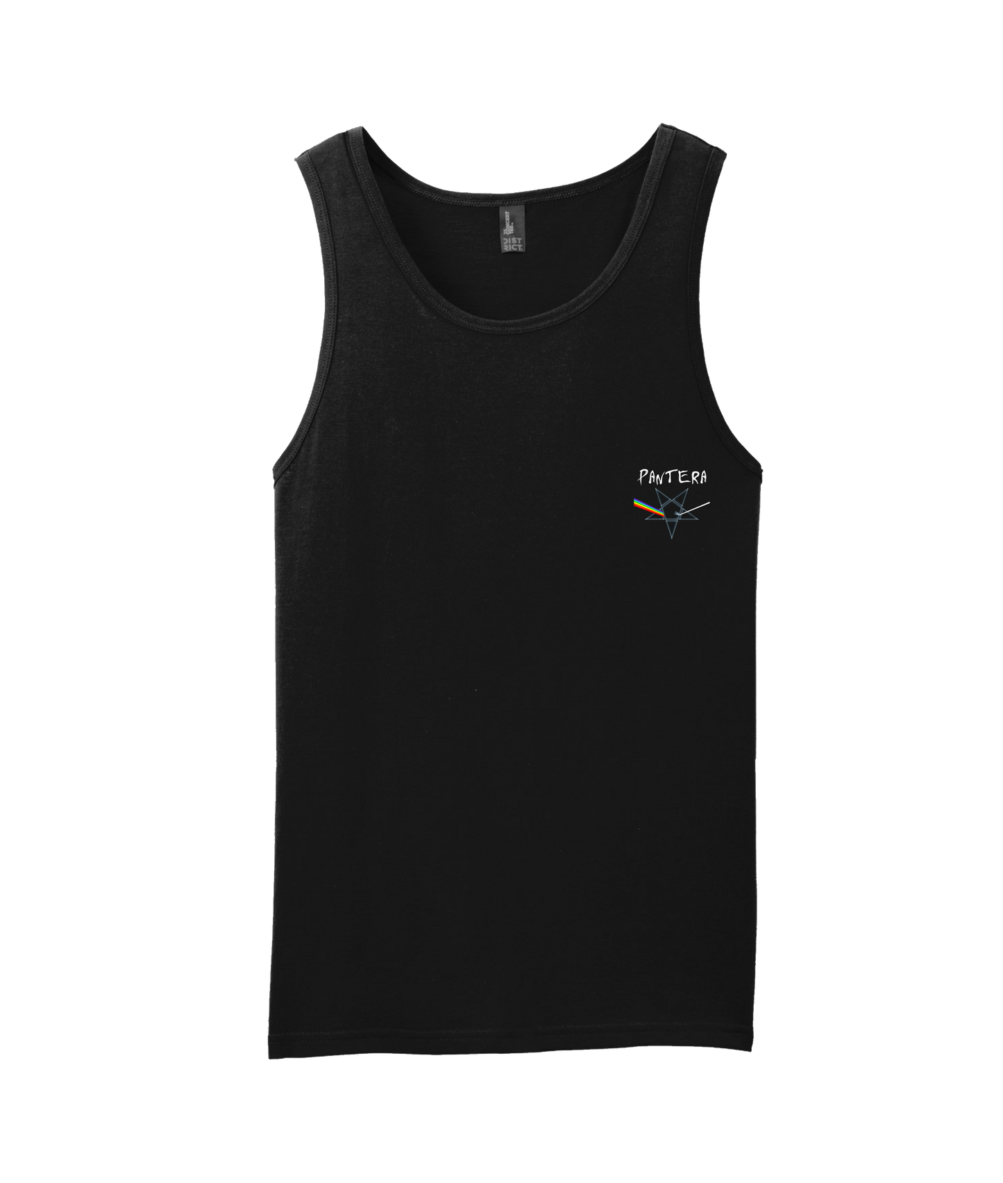 V-MOMOTOP - PINK-PANTERA - Black Tank Top