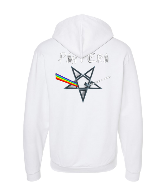 V-MOMOTOP - PINK-PANTERA - White Zip Up Hoodie