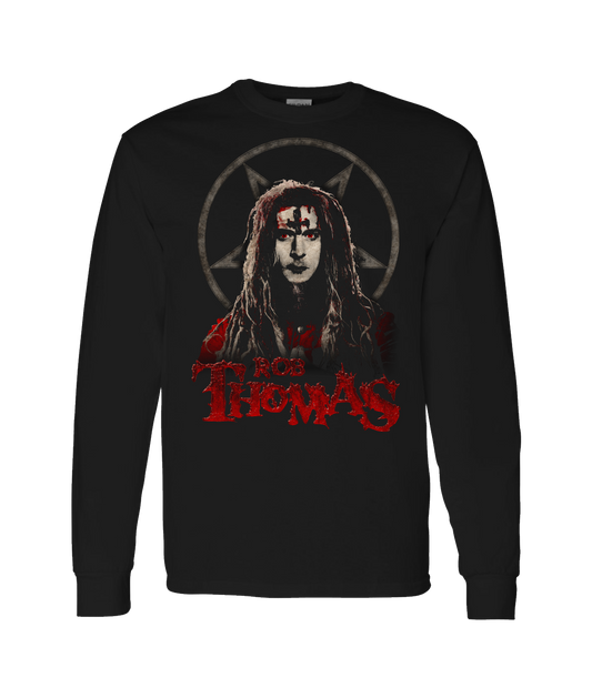V-MOMOTOP - ROB-THOMBIE - Black Long Sleeve T
