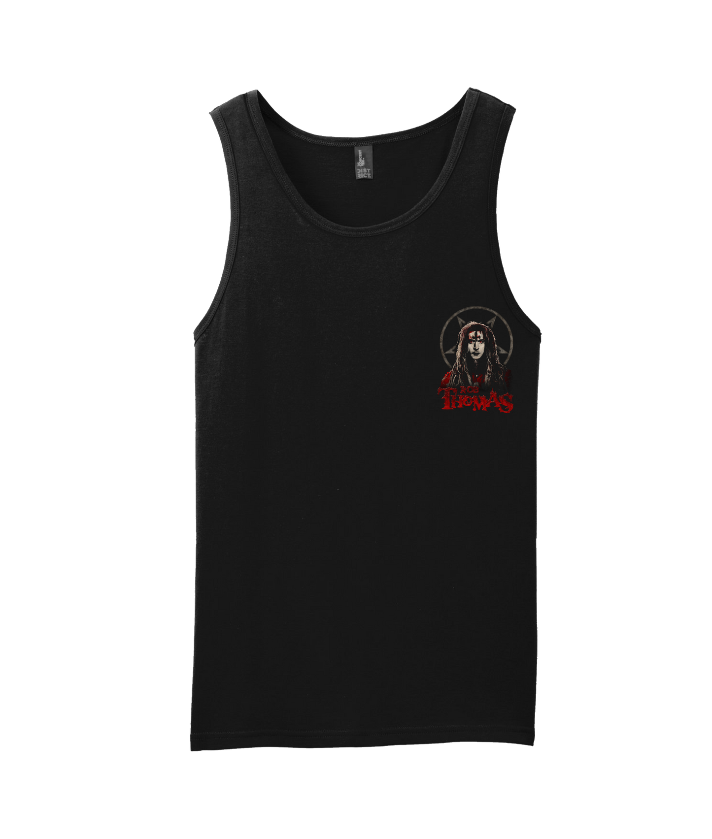 V-MOMOTOP - ROB-THOMBIE - Black Tank Top