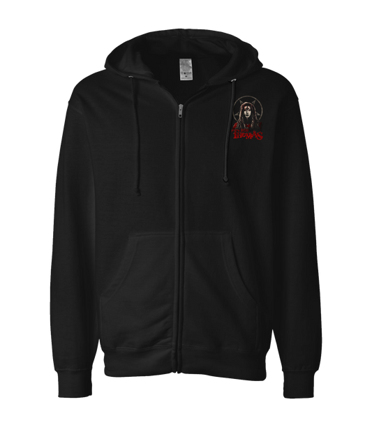 V-MOMOTOP - ROB-THOMBIE - Black Zip Up Hoodie