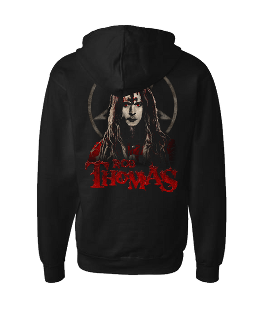 V-MOMOTOP - ROB-THOMBIE - Black Zip Up Hoodie