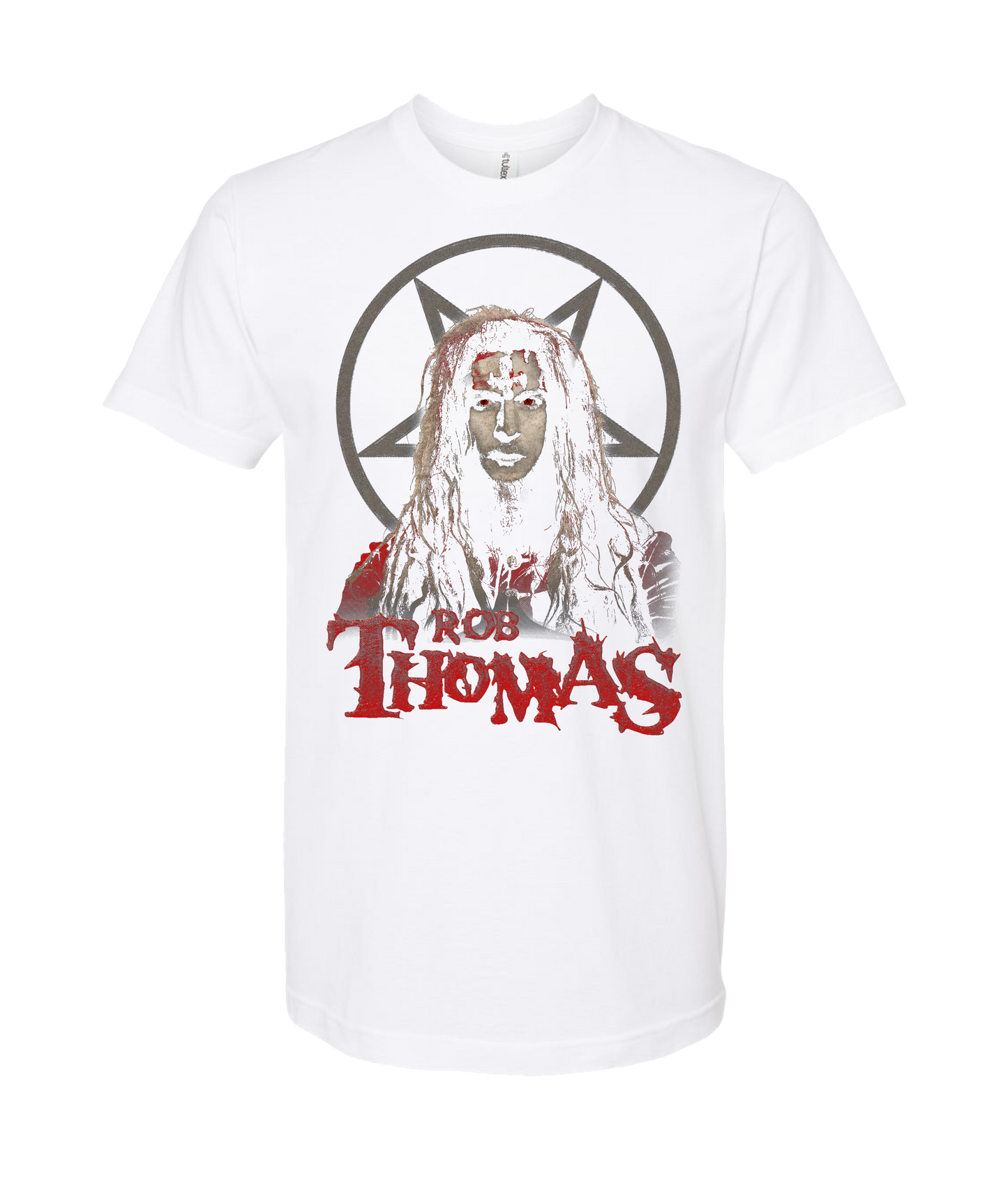 V-MOMOTOP - ROB-THOMBIE - White T-Shirt