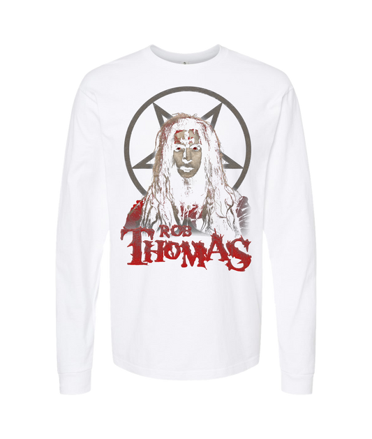 V-MOMOTOP - ROB-THOMBIE - White Long Sleeve T