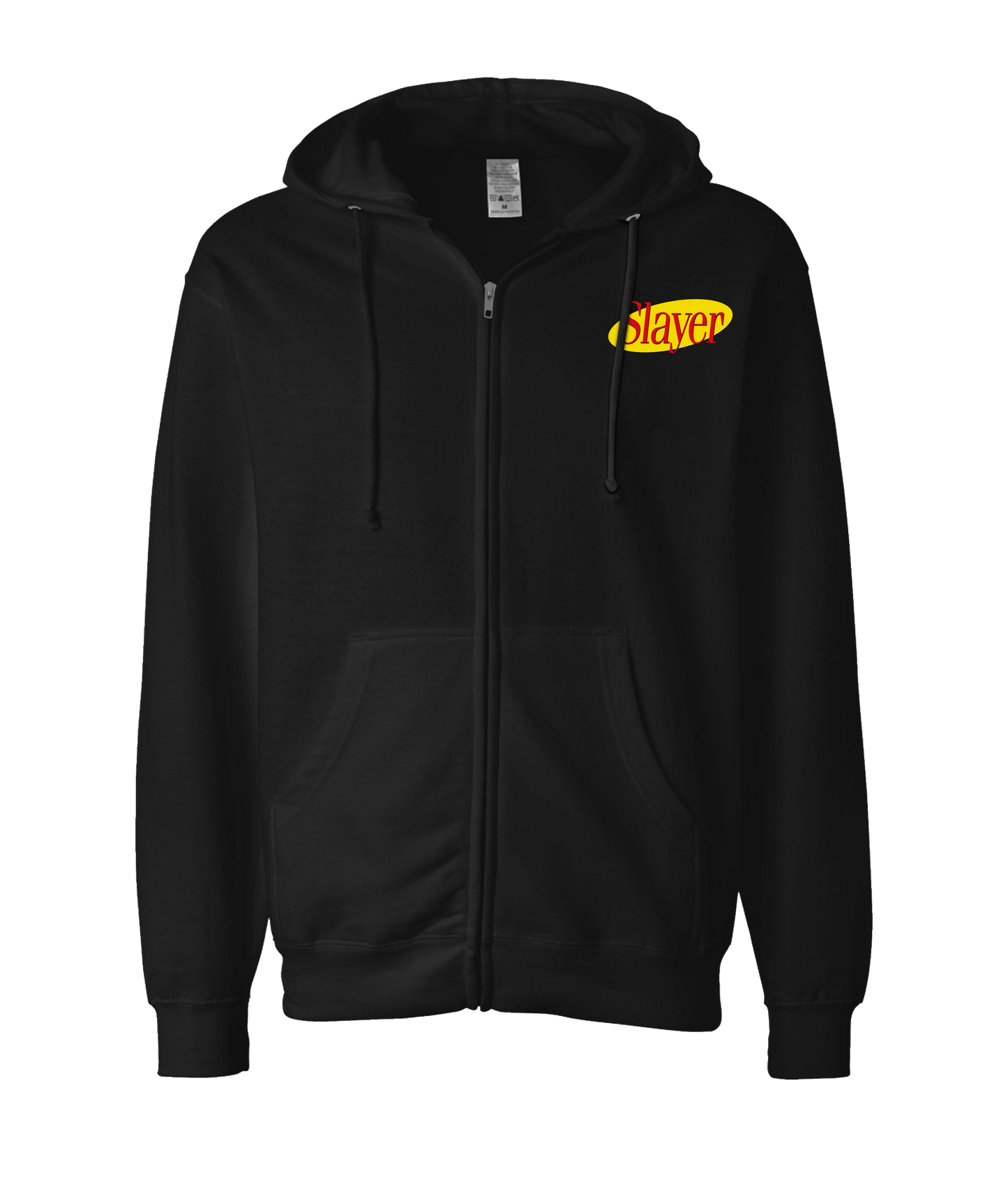 V-MOMOTOP - SLAYFELD - Black Zip Up Hoodie
