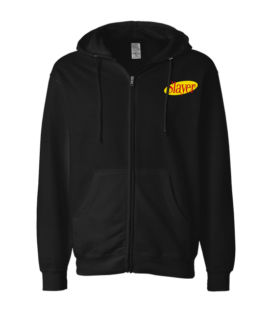 V-MOMOTOP - SLAYFELD - Black Zip Up Hoodie