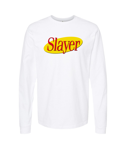 Modern Morons - SLAYFELD - White Long Sleeve T