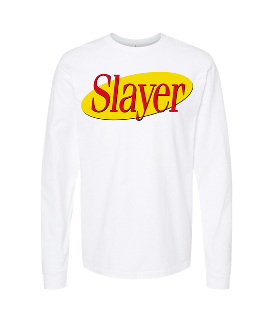 V-MOMOTOP - SLAYFELD - White Long Sleeve T