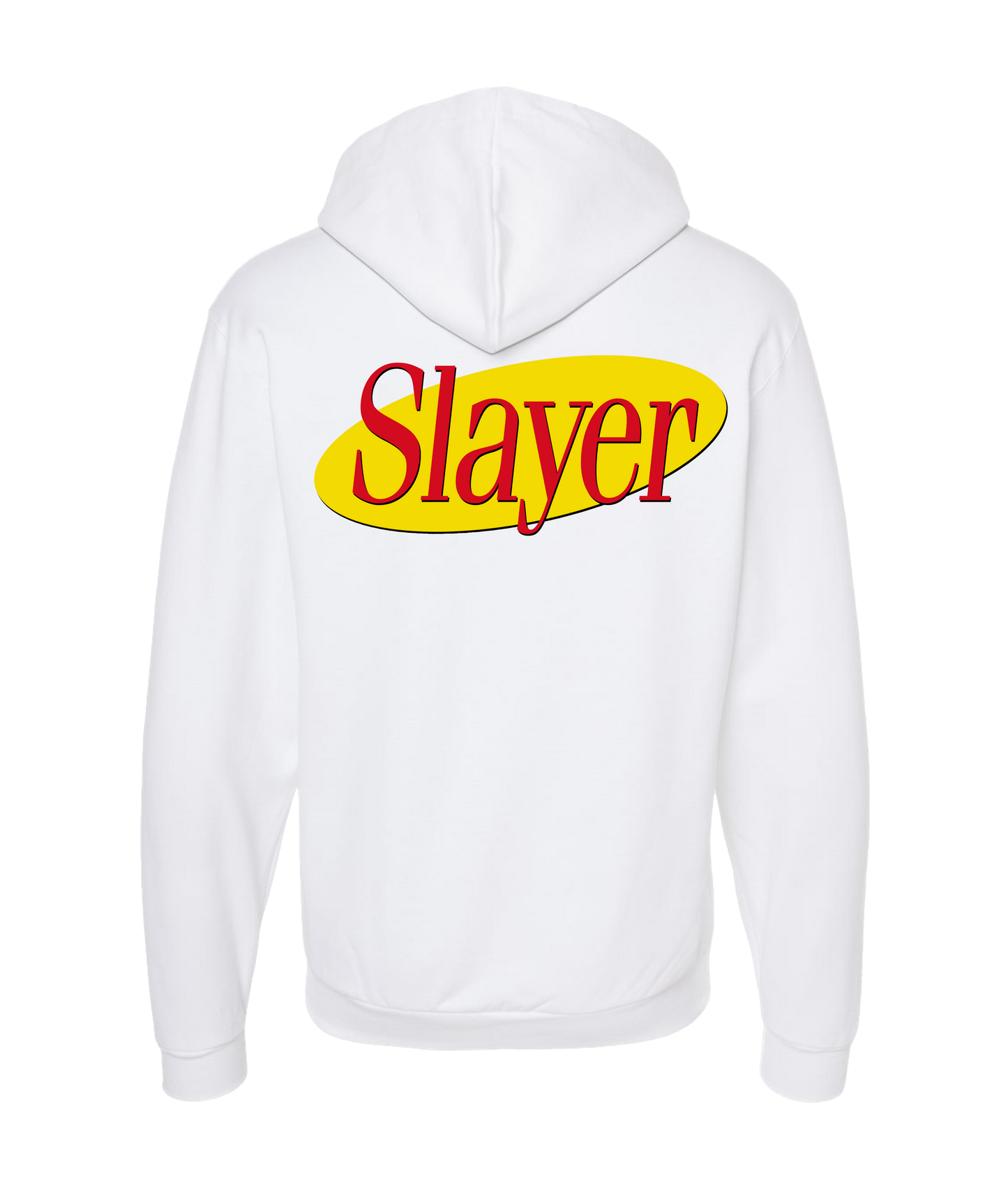 Modern Morons - SLAYFELD - White Zip Up Hoodie