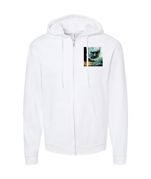 V-MOMOTOP - DYE - White Zip Up Hoodie
