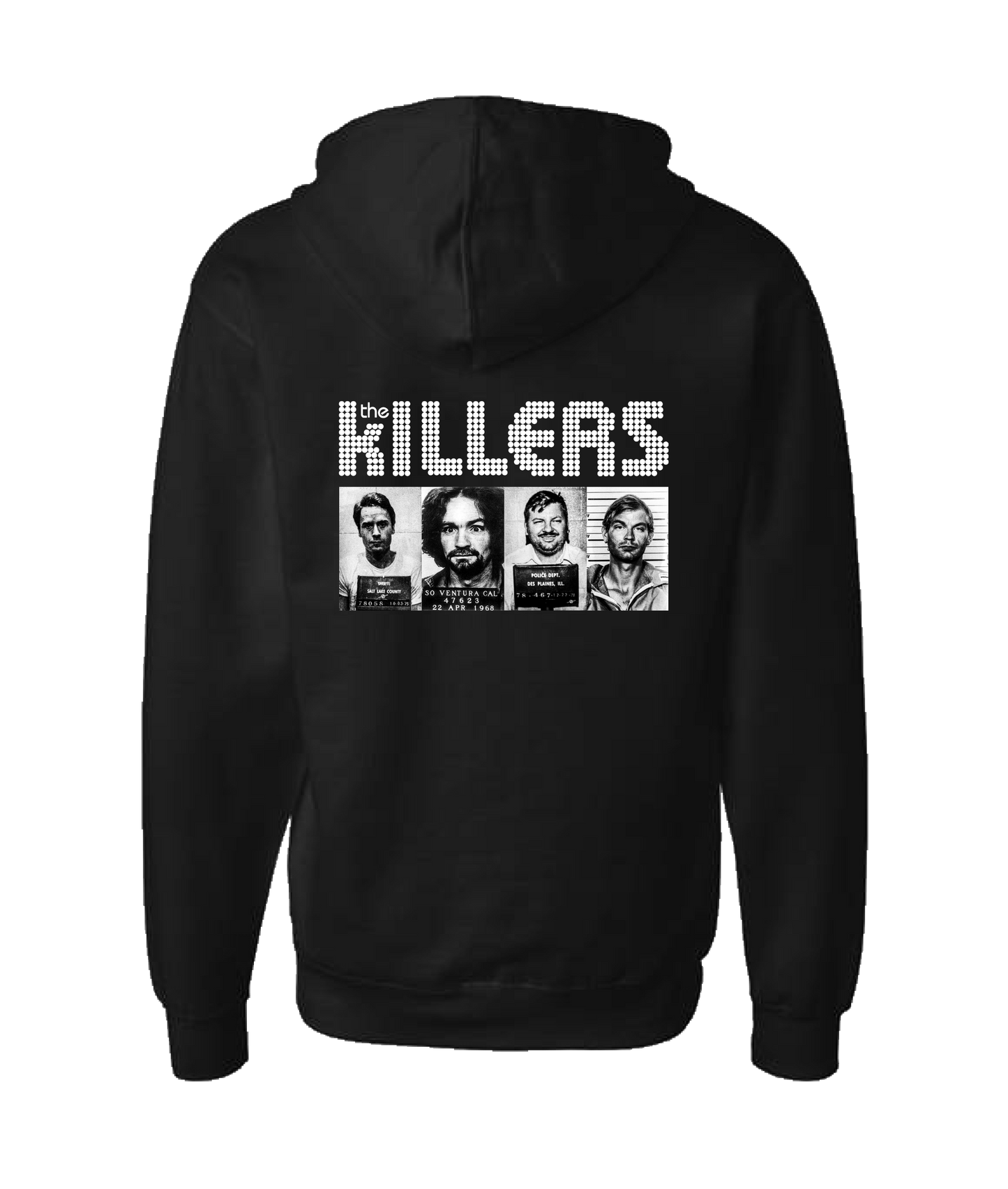 Modern Morons - THE-SERIAL-KILLERS - White Zip Up Hoodie