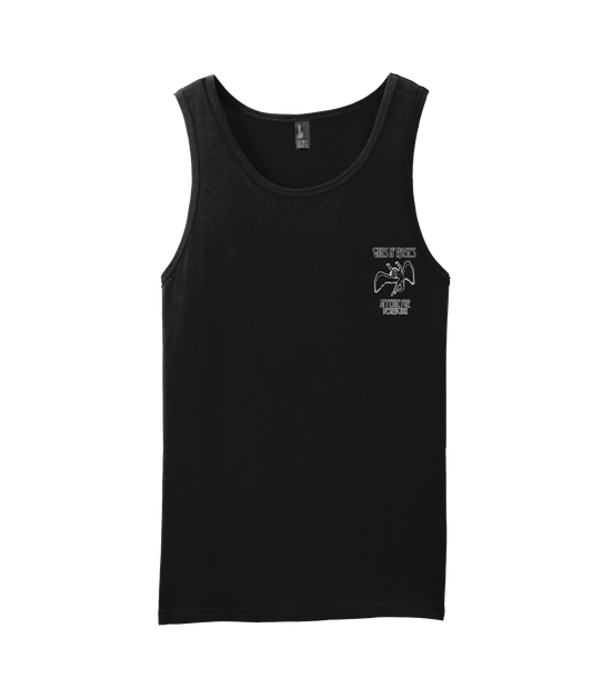 V-MOMOTOP - LED-N-ROSES - Black Tank Top