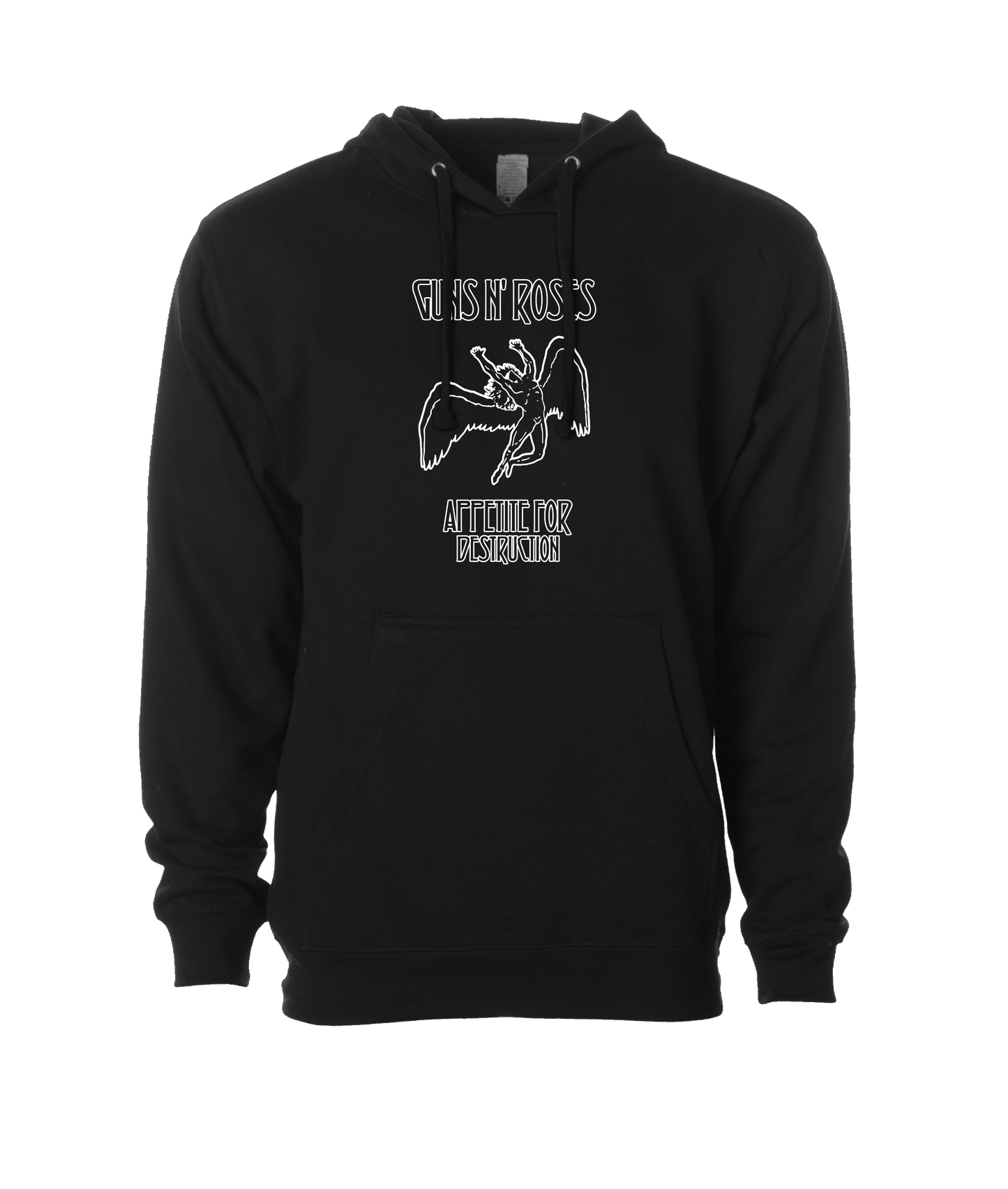 V-MOMOTOP - LED-N-ROSES - Black Hoodie